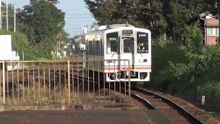 常総線 関東鉄道 キハ2400形 キハ2100形 南守谷駅入線