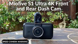 MioFive S1 Ultra Dash Cam  | 4K Front camera + 4K Rear camera Dash Cam