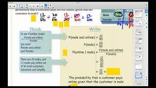 Algebra 2 11.4 Conditional Probability Part 2