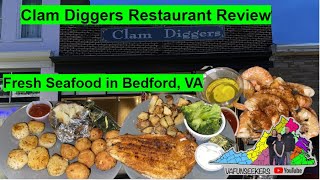 Clam Diggers Pub \u0026 Eatery Restaurant Review | Fresh Seafood | Bedford, VA