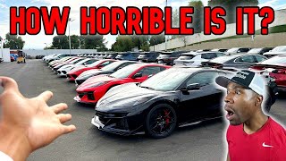 Why TONS of C8 Corvette's and Z06's are Sitting at This Chevrolet Dealership currently in the US?