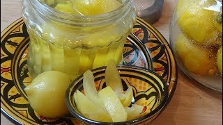 Comment faire des citrons confits à la marocaine, une recette simple et facile