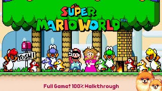 Eat, Play, Sleep: Super Mario World 3h Full Game 100% Walkthrough #longplay #mario #snes #nintendo