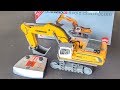 RC Excavator gets unboxed and works hard! Pre-production model!