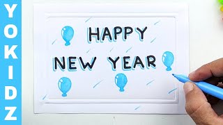 New Year Card  Making | YoKidz Video | Happy New Year Card