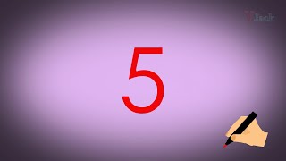 Learn how to write number 5(FIVE), Kids preschool learning, Kindergarten learning.