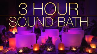 432Hz - 3 Hour Crystal Singing Bowl Healing Sound Bath (4K, No Talking) - Singing Bowls - Sound Bath