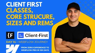 Webflow Client-First Framework - Classes, Core Structure & REM Sizing