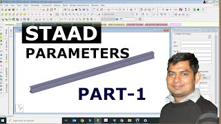 STAAD PARAMETERS PART 1 | Staad Pro | STP | FYLD | FU