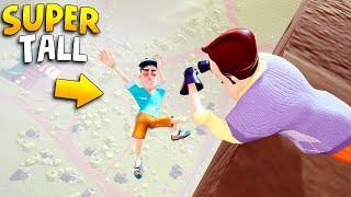 The Neighbor's *NEW* TALL SKYSCRAPER!!! | Hello Neighbor Gameplay (Mods)