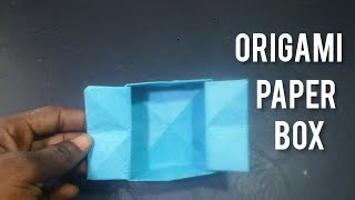 DIY - How To Make Paper Box That Opens And Closes | Paper  Box Origami || paper gift box