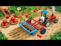 most creative science projects | mini tractor plowing for tomato agriculture | ‪@microcreator