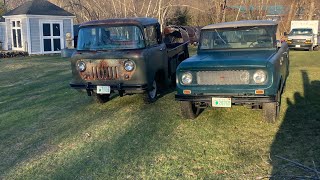 1957 FC150,International Scout,Mgb cold start