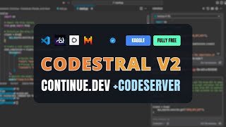 Codestral V2 + Continue.Dev + Visual Studio Web: Free and No Rate Limit Mistral AI Coding Assistant