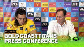 Gold Coast Titans Press Conference | Round 3, 18/03/23 | Fox League