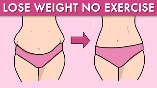 HOW TO LOSE FAT WITHOUT EXERCISE | SIMPLE TIPS TO LOSE WEIGHT FAST [2020]