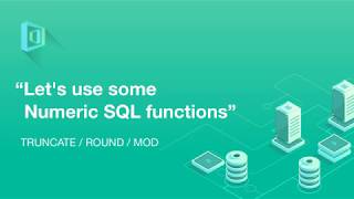 Let’s use some Numeric SQL functions/TRUNCATE, ROUND, MOD/SQL Tutorial/Eng, Kor Sub