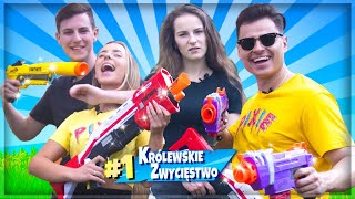 BITWA na NERFY z EKIPĄ! Fortnite X Nerf 😍