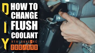 DIY - How to Change/Flush Coolant on KTM Duke/RC 200/390 - Preventive Maintenance