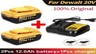 DCB200 batería de 20V Compatible con herramientas eléctricas dewalt, batería de litio reca