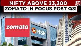 Closing Bell: Sensex Settles 454 Points Higher; Nifty Above 23,300 | Zomato Tanks 8% | Business News