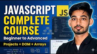 JavaScript Complete Course 🔥 Beginner to Advanced | DOM, Arrays, Objects, Functions & Projects