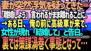 【感動する話】突然浮気を疑ってきた上司だった妻。「離婚しよう…」事態もわからないまま離れることに。→ある日、高級車から女性が現れ、俺に「結婚してほしい]と告白してきた。俺の裏で策謀渦巻く事態に…