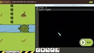 Codemonkey: Skill mode