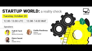 Webinar: Startup World — a reality check