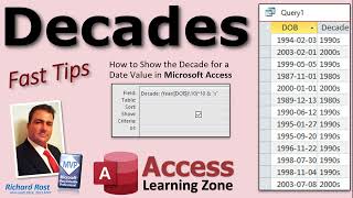 How to Show the Decade for a Date Value in Microsoft Access