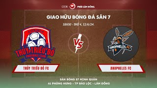 THỦY TRIỀU ĐỎ FC - ANOPHELES FC. GIAO HỮU BÓNG ĐÁ SÂN 7 MINH QUÂN 12/6/24.