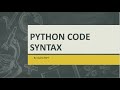 Selenium WebDriver with Python Tutorial - Learn about the Python code syntax