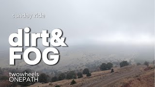 Daily ride/sunday ride along with fog and dirty road/ Enduro/Tenere 700/Engine sound/asmr