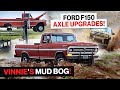 Mud Boggin Time! 1971 Ford F100 4X4 Differential and Driveshaft Upgrades! Vinnie's Mud Bog 2024!