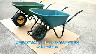 TUFX--Difference between TUFX wheelbarrows from others