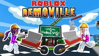 Roblox Demoville Becoming A Demolition Man Demolish - 