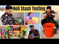 Testing Holi Stash 2021 | BIGGEST water Balloons | Big Bucket Magic Ice Different types of balloons