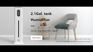 KEECOON超音波加湿器KC-MH-033操作ビデオ Ultrasonic Humidifier