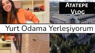 Hacettepe Üniversitesi Atatepe Öğrenci Yurduna yerleşiyorum vlog 🧳