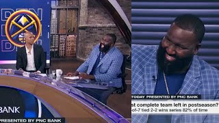 Kendrick Perkins says he’s never splitting hairs with Richard Jefferson then laughs