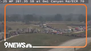 Portion of I-25 in northern Colorado closed after fatal crash