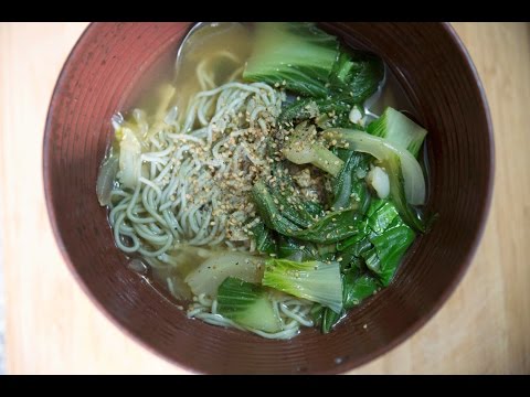 Ginger Bok Choy Ramen Noodle Soup Recipe - Quick and Easy Ginger Bok Choy Ramen Noodle Soup Recipe - Quick and Easy