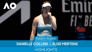 Danielle Collins v Elise Mertens Highlights (4R) | Australian Open 2022
