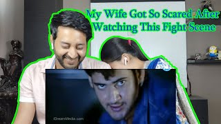 Pokiri Movie Fight Scene Reaction By Lovely Couple | Puri Jagannadh | Mahesh Babu | ILeana D'Cruz