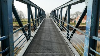 Die schmalste Autobrücke Europas - die Amdorf-Brücke