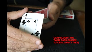 CARD SLEIGHT: The Twirl Change Color Change Magic Tutorial