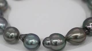 15pcs Multicolor 9mm - SB AAA/AA Quality Tahitian Pearl Bracelet BR2046 OR7