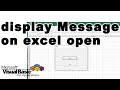display excel message box on excel open | vba - vbatip#32