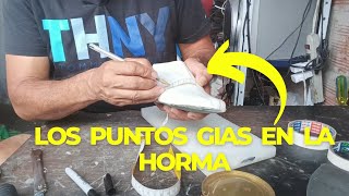 Como marcar los puntos gias en la horma