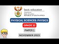 November 2023 Physics